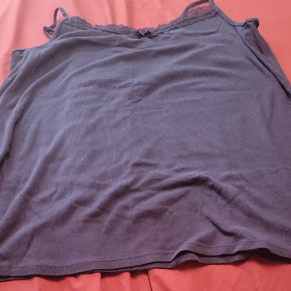 Torrid Deep Blue Camisole with Lace Detail